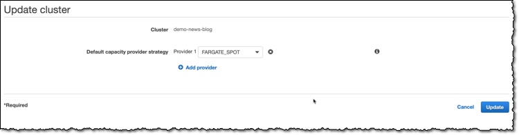 ECR container registry and load balancer configuration