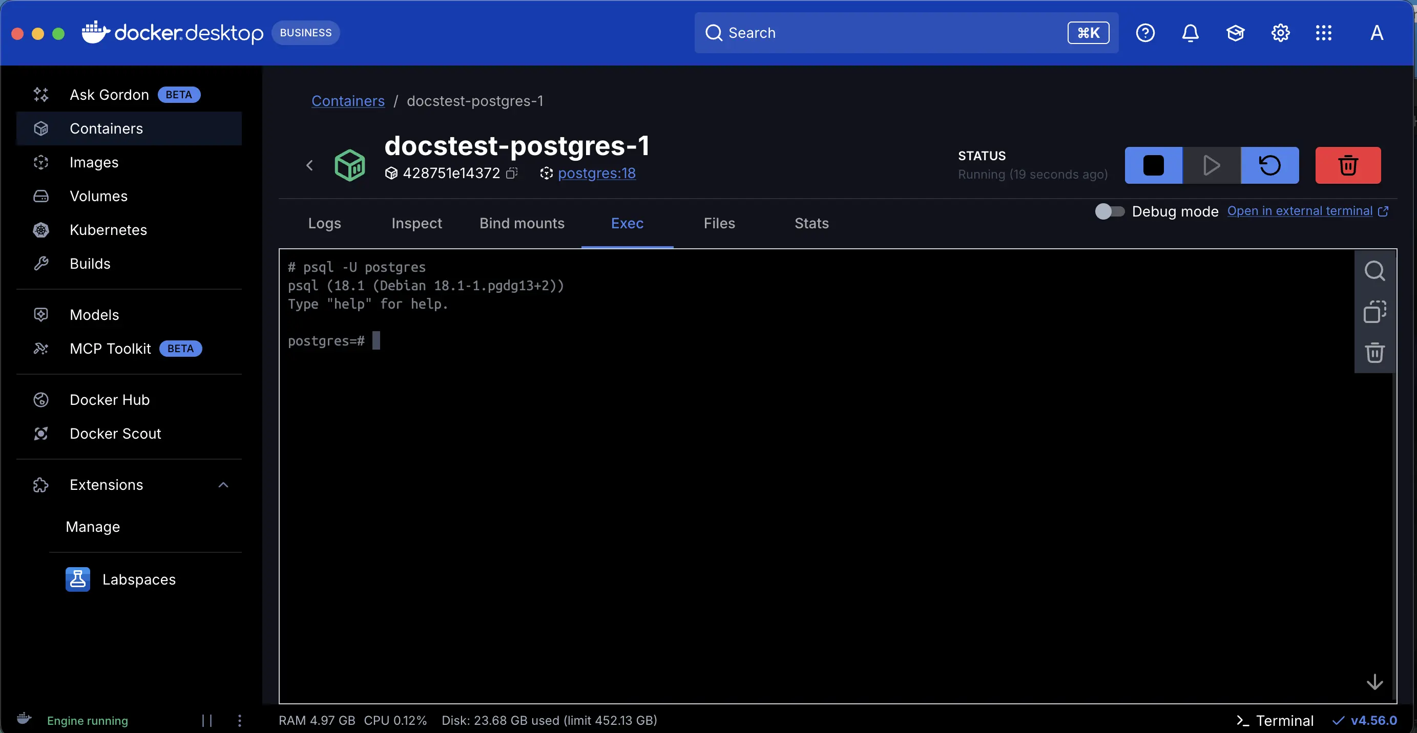 Docker Compose multi-service application with interconnected containers
