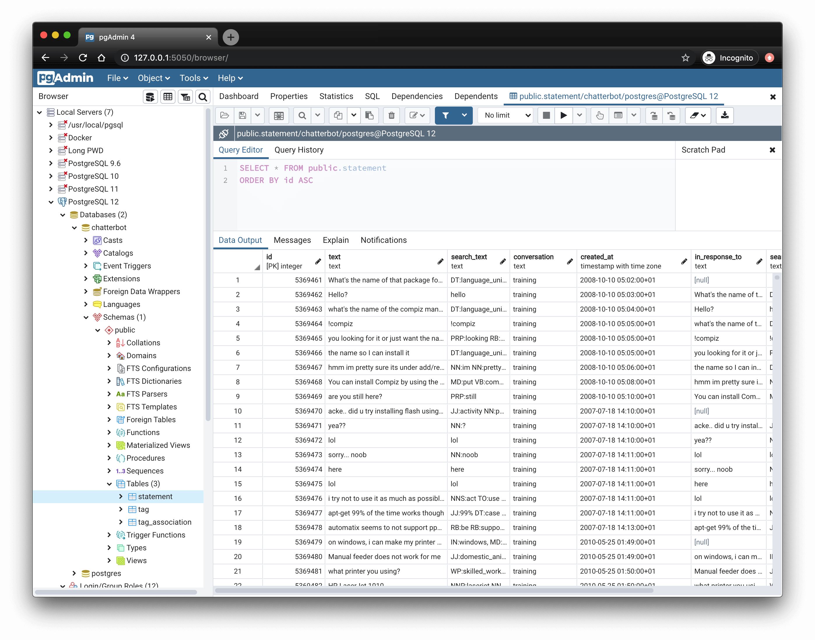 PostgreSQL playground with live instance for advanced SQL practice