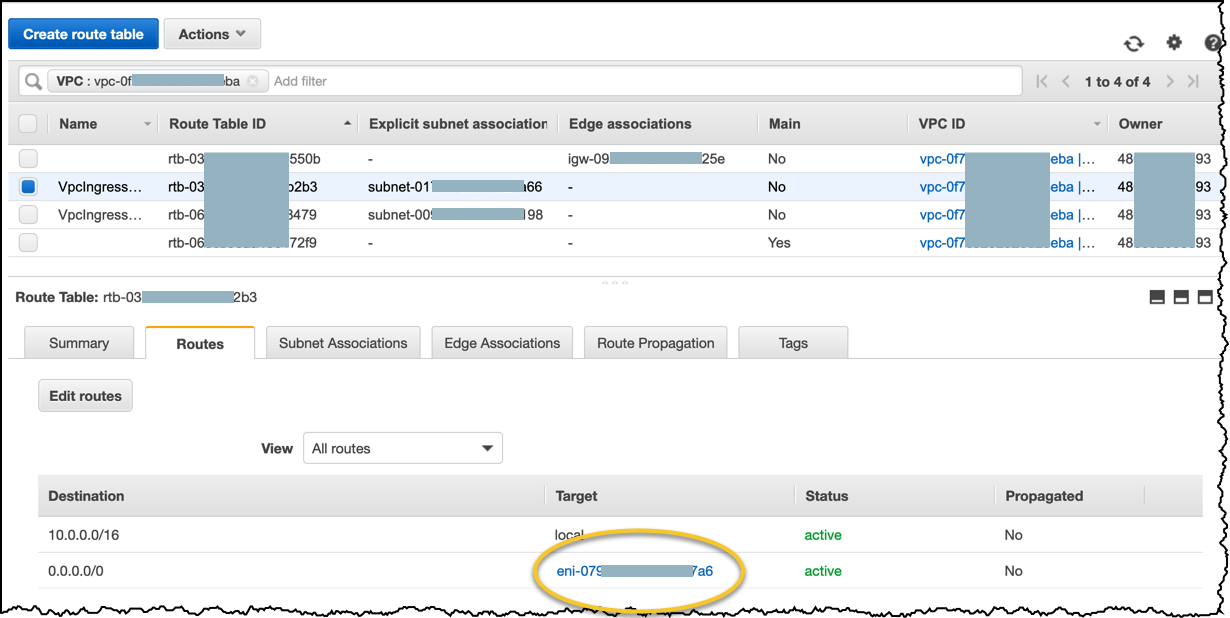 Multi-tier VPC architecture with public and private subnets