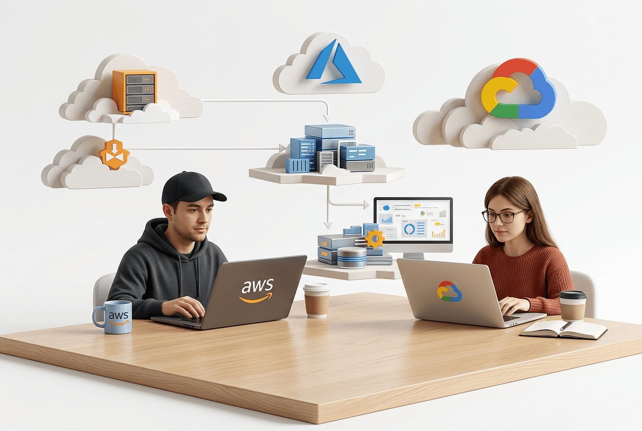 Students deploying real cloud infrastructure