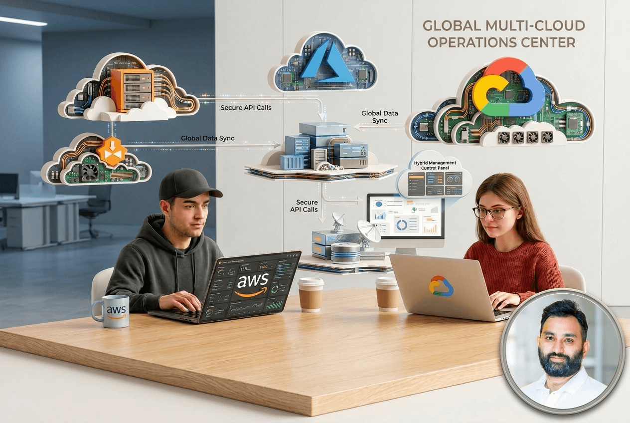 DeployU verified certificate showing hands-on cloud engineering projects deployed on AWS, GCP, and Azure 1