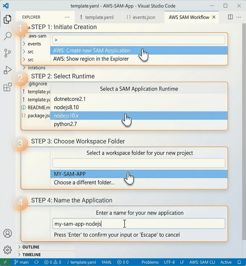 DeployU cloud IDE with real AWS infrastructure for hands-on learning