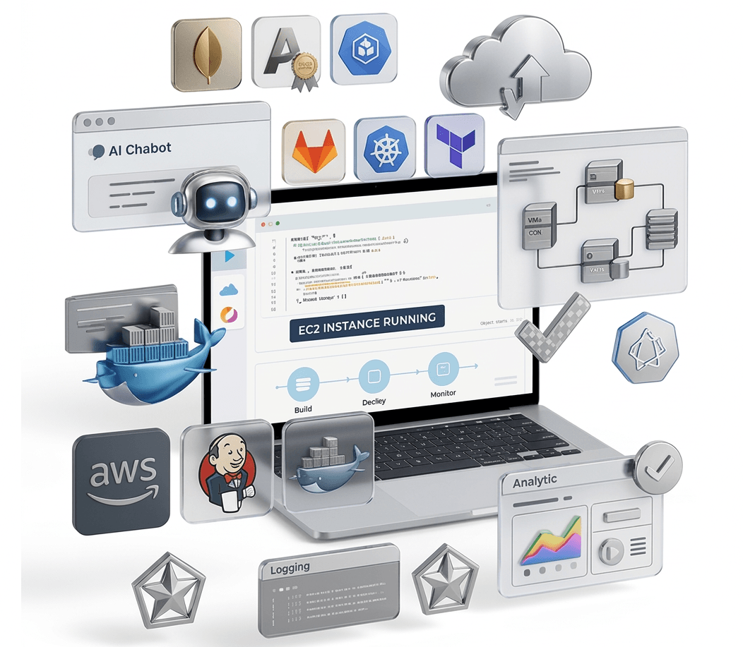 Production-ready cloud, DevOps, and AI technology stack used by modern engineering teams